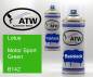 Preview: Lotus, Motor Sport Green, B142: 400ml Sprühdose + 400ml Klarlack - Set, von ATW Autoteile West.